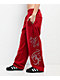 FB County Rhinestone Red Straight Leg Sweatpants  - Thumbnail image 7 of 9