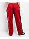 FB County Rhinestone Red Straight Leg Sweatpants  - Thumbnail image 2 of 9