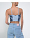 FILA Allanis Ruched Blue Tie Dye Cami Tank Top - Thumbnail image 2 of 3