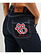 FUBU Classic Dark Blue Double Knee Carpenter Jeans - Thumbnail image 5 of 6