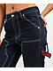 FUBU Classic Dark Blue Double Knee Carpenter Jeans - Thumbnail image 6 of 6