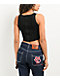 FUBU Knit Black Tank Top - Thumbnail image 2 of 4