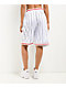 FUBU Varsity Pinstripe White Mesh Shorts - Thumbnail image 2 of 4