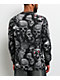Famous Skulls & Straps Skulls Black Thermal Long Sleeve T-Shirt - Thumbnail image 2 of 4