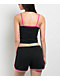 Famous Stars & Straps BOH Black & Pink Ringer Crop Tank Top - Thumbnail image 2 of 4