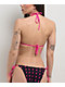 Famous Stars & Straps BOH Repeat Black & Pink Triangle Bikini Top - Thumbnail image 2 of 5