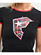 Famous Stars & Straps Plaid BOH Black Ringer Crop T-Shirt - Thumbnail image 3 of 3
