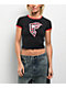Famous Stars & Straps Plaid BOH Black Ringer Crop T-Shirt - Thumbnail image 1 of 3
