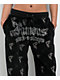 Famous Stars & Straps Thuggish Black Velour Track Pants - Thumbnail image 3 of 4