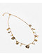 Fantas Eyes Antique Charm Gold Necklace - Thumbnail image 2 of 2