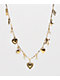 Fantas Eyes Antique Charm Gold Necklace - Thumbnail image 1 of 2