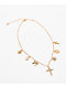 Fantas Eyes Charm Gold Necklace - Thumbnail image 2 of 2