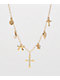 Fantas Eyes Charm Gold Necklace - Thumbnail image 1 of 2