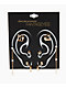 Fantas Eyes Elevate Gold Ear Stack Earring Set - Thumbnail image 2 of 2