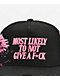 Field Grade Most Likely Black Snapback Hat - Thumbnail image 3 of 6