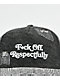 Field Grade Respectfully Shashiko Black Denim Snapback Hat - Thumbnail image 3 of 5