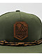 Findlay Crown Point Olive Snapback Hat - Thumbnail image 3 of 6