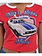 Ford x True Religion Crystal Mustang Aurora Red Crop T-Shirt - Thumbnail image 3 of 6