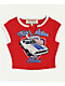 Ford x True Religion Crystal Mustang Aurora Red Crop T-Shirt - Thumbnail image 5 of 6