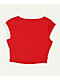 Ford x True Religion Crystal Mustang Aurora Red Crop T-Shirt - Thumbnail image 6 of 6