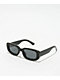Forehead Black Rhinestone Sunglasses - Thumbnail image 1 of 2