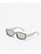 Forehead Silver Rhinestone Sunglasses - Thumbnail image 1 of 4