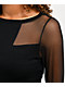Forest Ink Divinity Black Long Sleeve Mesh Top - Thumbnail image 4 of 5