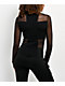 Forest Ink Divinity Black Long Sleeve Mesh Top - Thumbnail image 2 of 5