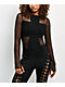 Forest Ink Divinity Black Long Sleeve Mesh Top - Thumbnail image 1 of 5
