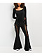 Forest Ink Viper Lace Up Black Long Sleeve Top - Thumbnail image 5 of 5