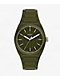 Fossil Everett Scilicone Olive Analog Watch - Thumbnail image 1 of 7