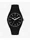 Fossil Everett Silicone Black Analog Watch - Thumbnail image 1 of 7