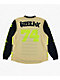 Fox Super Trick 180 Yellow Long Sleeve Jersey - Thumbnail image 7 of 7