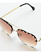 Frameless Gold & Smoke Sunglasses - Thumbnail image 3 of 3
