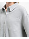 Freeworld Cleo Waffle Grey Flannel Shirt - Thumbnail image 3 of 4