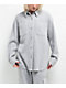 Freeworld Cleo Waffle Grey Flannel Shirt - Thumbnail image 1 of 4