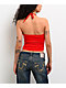 Freeworld Clover Flame Scarlet Halter Top - Thumbnail image 2 of 4