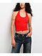 Freeworld Clover Flame Scarlet Halter Top - Thumbnail image 1 of 4