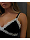 Freeworld Ellouise Lace V Black Crop Tank Top - Thumbnail image 3 of 4