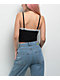 Freeworld Ellouise Lace V Black Crop Tank Top - Thumbnail image 2 of 4