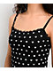 Freeworld Evelyn Hearts Lace Black Crop Tank Top - Thumbnail image 3 of 3