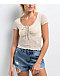 Freeworld Fancy Lace Birch top - Thumbnail image 1 of 3