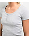 Freeworld Hannie Heather Grey Henley T-Shirt - Thumbnail image 3 of 3