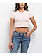 Freeworld Irina Pointelle Pink Crop T-Shirt - Thumbnail image 1 of 3