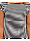 Freeworld Isabel Striped Pink & Black Top - Thumbnail image 3 of 3