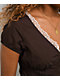 Freeworld Isabella Brown Button Up Shirt - Thumbnail image 4 of 5