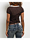 Freeworld Isabella Brown Button Up Shirt - Thumbnail image 2 of 5