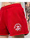 Freeworld Juliet Cutoff Red Sweat Shorts - Thumbnail image 3 of 3