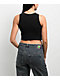 Freeworld Laney Black Wash Crop Tank Top - Thumbnail image 2 of 3