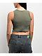 Freeworld Laney Green Wash Crop Tank Top - Thumbnail image 2 of 4